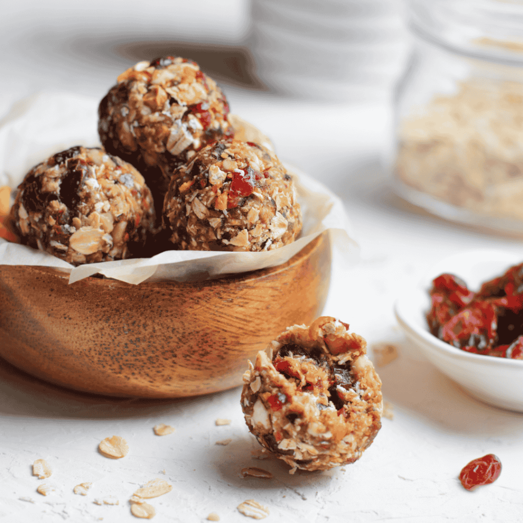 Energie Balls vegan und zuckerfrei